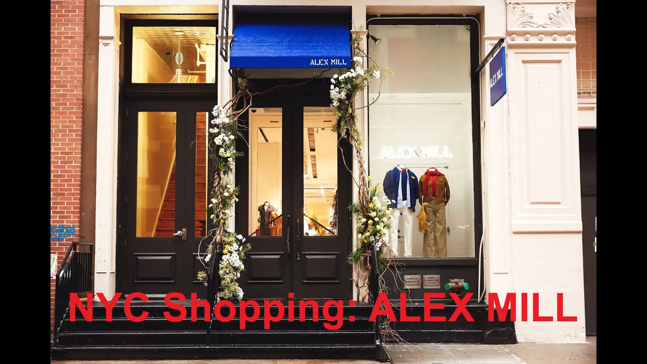 New York City 2022: Shopping - ALEX MILL a Soho