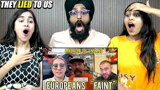 Indians React to Europeans ‘TREMBLE’ After Experiencing America! ABSOLUTELY INSANE