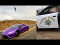 Caught Jumping Dirt Bike Over Brand New Lamborghini!