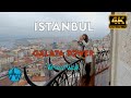 ⁴ᴷ⁵⁰  🇹🇷 Inside Galata Tower in (ISTANBUL  WALK)