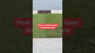 How to create a lawn domination line