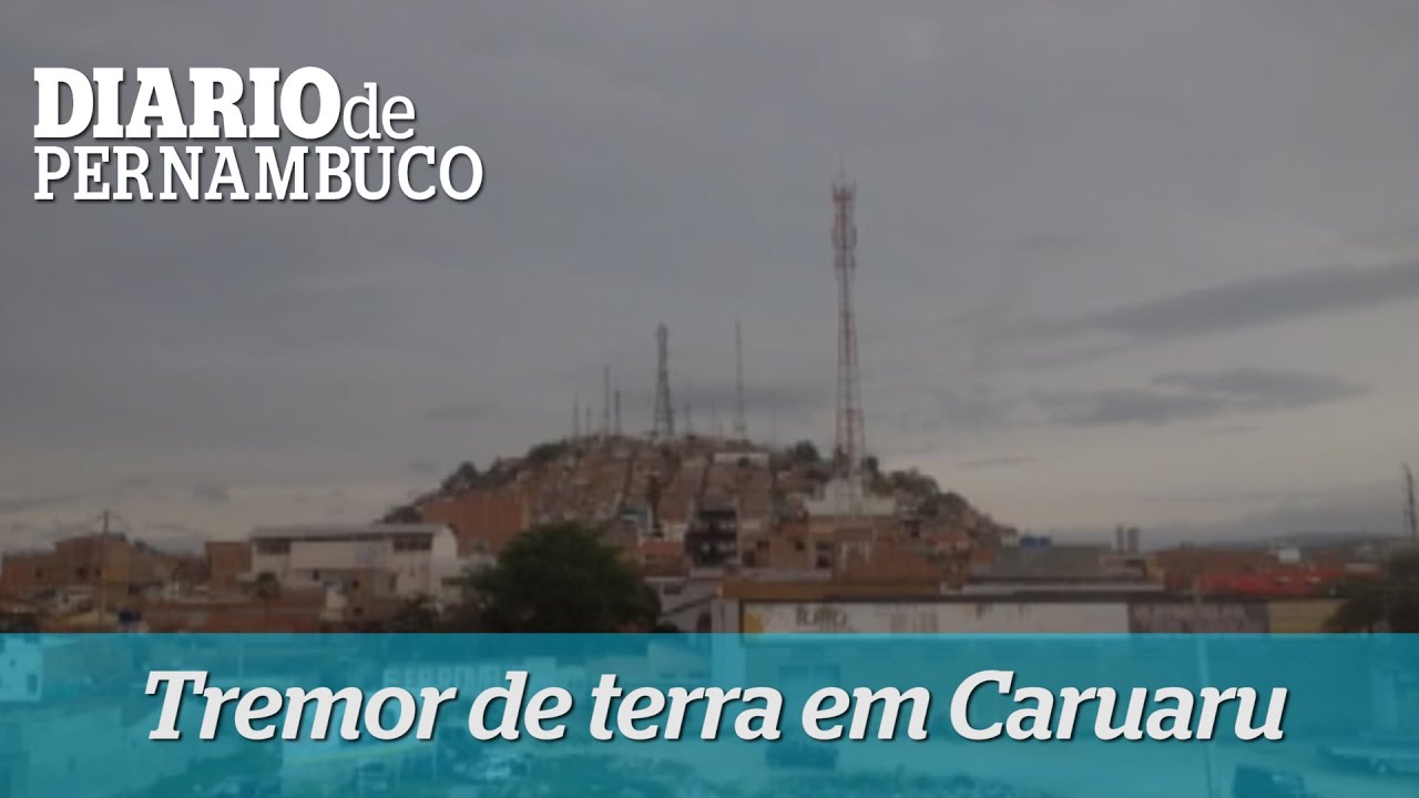 Forte tremor de terra atinge Agreste pernambuco map