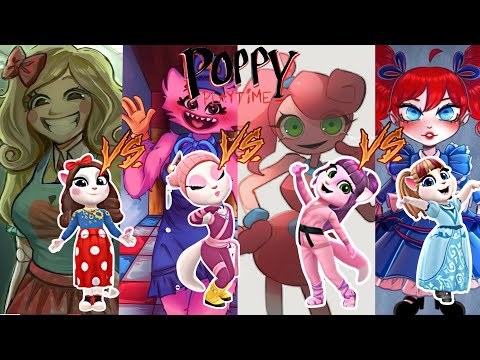 My talking angela 2 || makeover Miss delight VS Kissy missy VS Mommy long legs VS Poppy play time ||