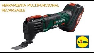 PARKSIDE - Multiherramienta a batería - PAMFW 20-LI A1 - Un buen juguete de  venta en #LIDL - YouTube