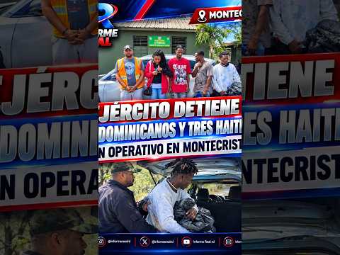 Ejército detiene a dos dominicanos y tres haitianos en operativo en Montecristi.