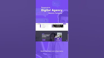 🚀 Build A Digital Marketing Agency Website Using HTML CSS And JavaScript