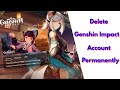 How to delete genshin impact account on android mobile & ios | remove genshin impact
