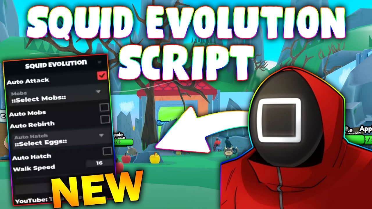 *NEW* Squid Evolution Script (PASTEBIN 2025) (AUTO FARM, AUTO ATTACK ...