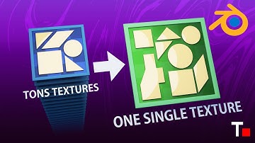 Tons texture combine into one single texture, | Baking | Simple bake | PBR Baking |