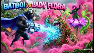 BATBOI CONGELA O MONSTRO DA LADY FLORA! ❄️🌿