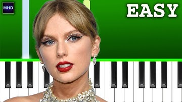 Taylor Swift - Elizabeth Taylor - Piano Tutorial