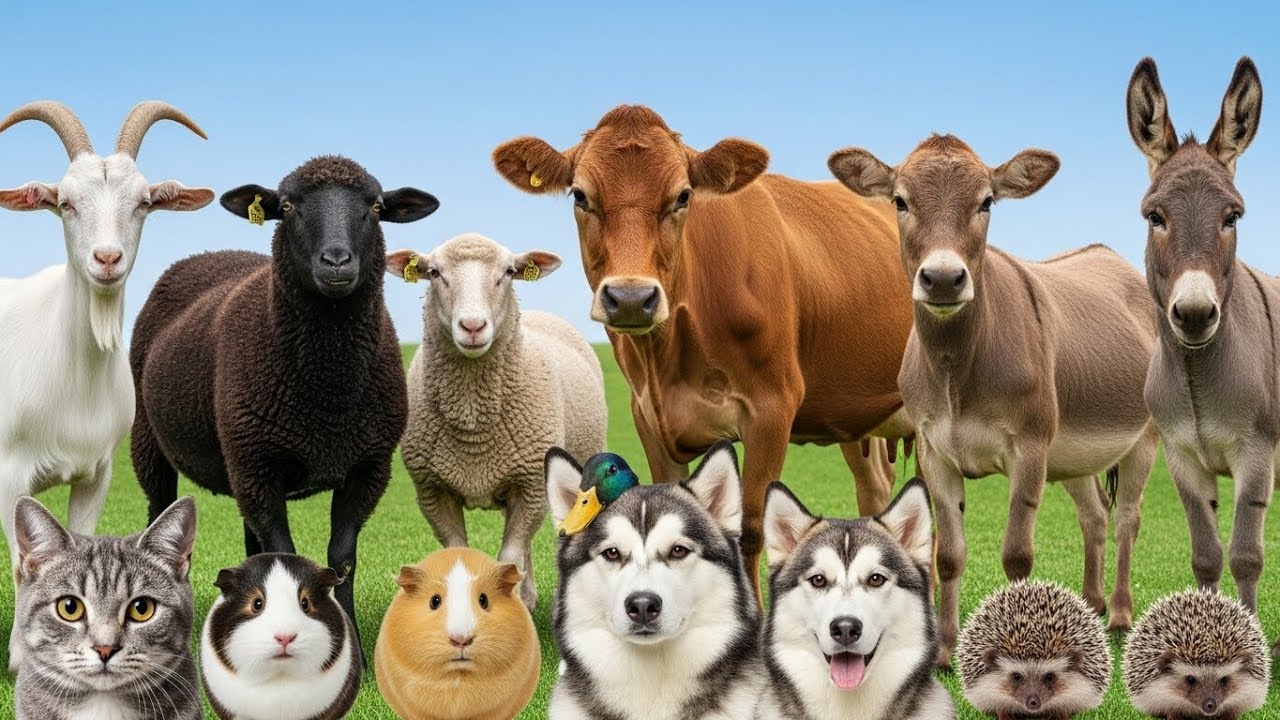 Farm Animal Sound Mix: Pig, Cow, Goat, Sheep, Chicken, Duck, Mouse