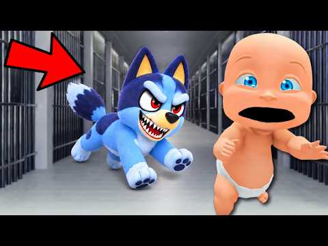 Baby Goes To BLUEY PRISON!