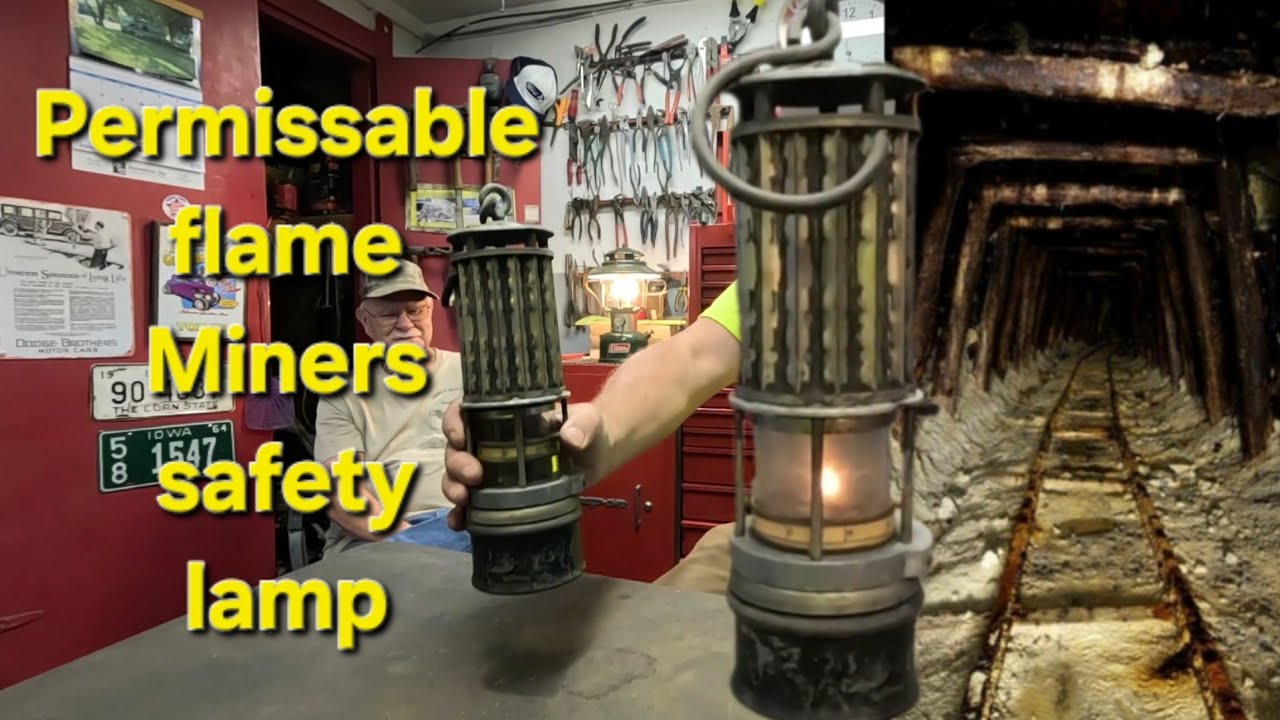 I bought a permissable flame miners safely lamp. Let's see if we
