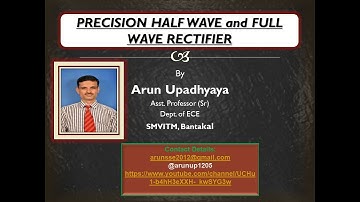 PRECISION HALF WAVE AND FULL WAVE RECTIFIER