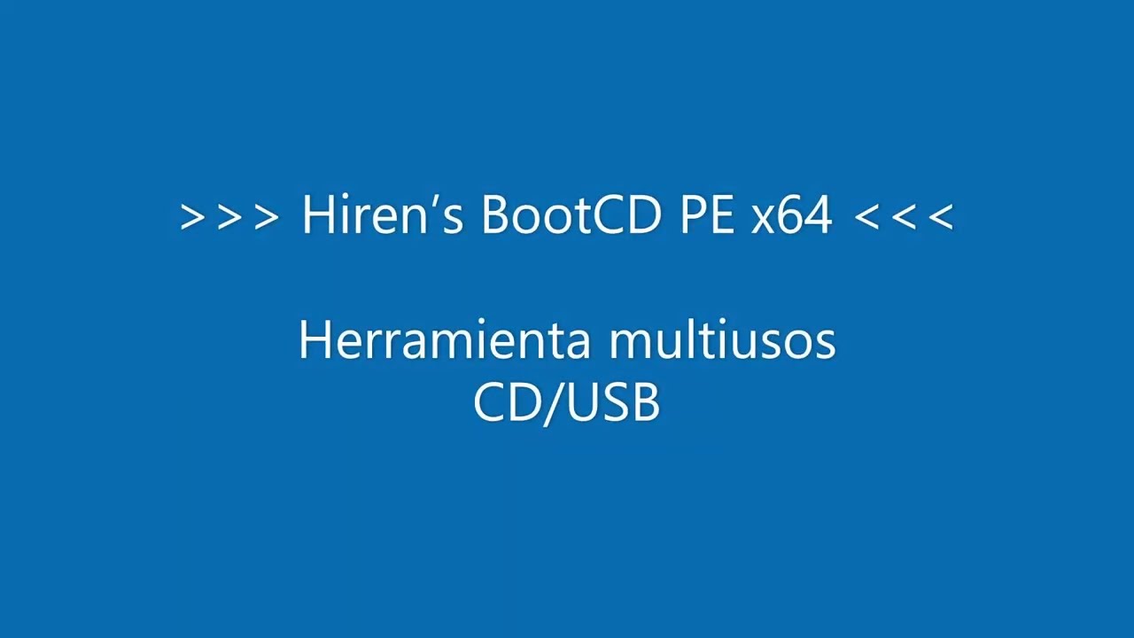 MultiTools - Hiren’s BootCD PE x64