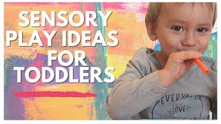 EASY INDOOR SENSORY PLAY FOR TODDLERS - LOW MESS BIG FUN BRAIN BUILDING IDEAS