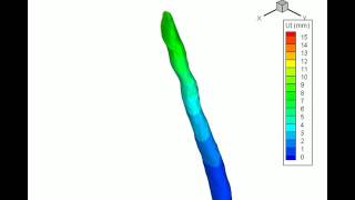 Natural element methods in large strains problems: Application to soft biological tissues modeling screenshot 4