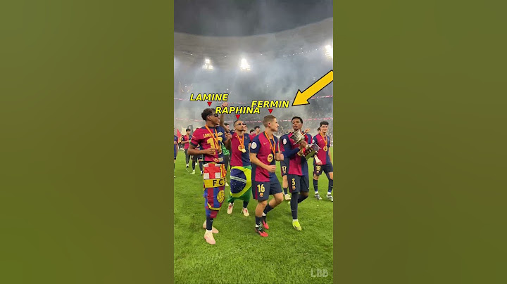 Barcelona Trophy Celebration 😍