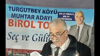 Lüleburgazturgutbey Köyü Muhtar Adayı Birol Topalın Konuşması