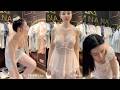 STUNNING Try On Haul Lace Trim Babydoll & Silk Short Set You’ll Wear Daily
