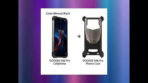 IP68/IP69K DOOGEE S88 Pro Rugged Mobile Phone 10000mAh telephones Helio P70 Octa Core 6GB RAM 128...