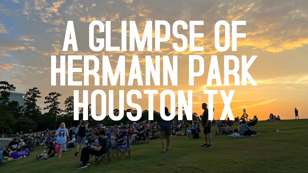 A Glimpse of Hermann Park in Houston TX