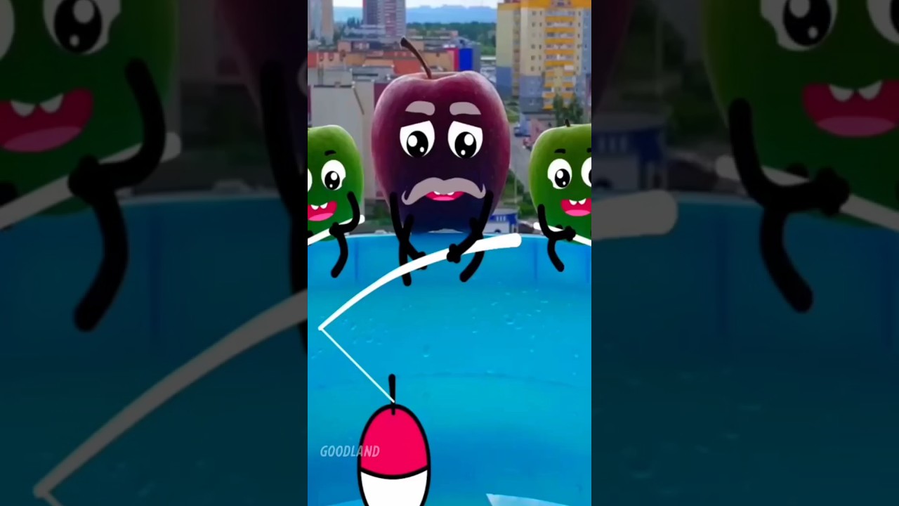 Apple on fishing 🎣 Doodland! 