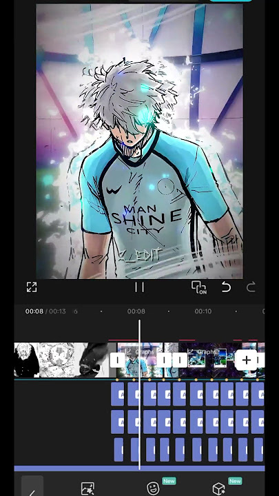 NAGI  Manga Edit 🥵 | Nagi Comeback Edit Tutorial #capcut  #bluelock