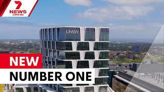 UNSW crowned Australia's number one university | 7NEWS screenshot 2