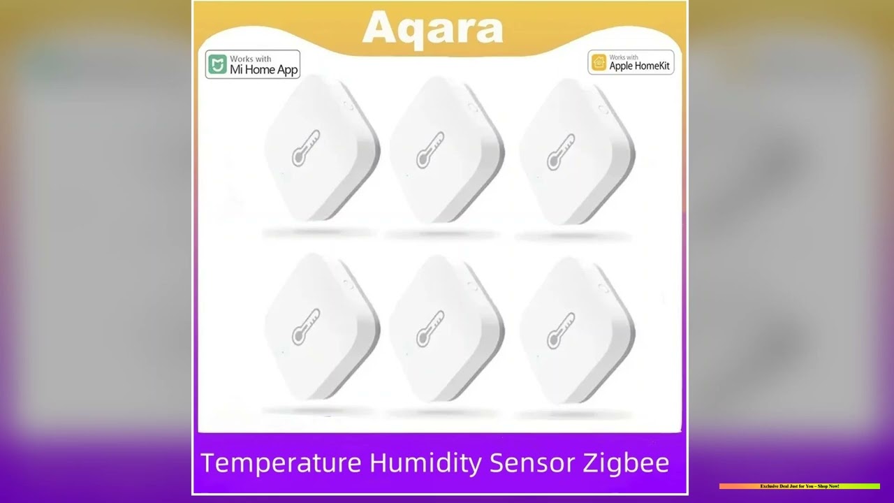 Aqara Temperature Humidity Sensor Zigbee Smart Air Pressure Humidity Sensor Environment Smart
