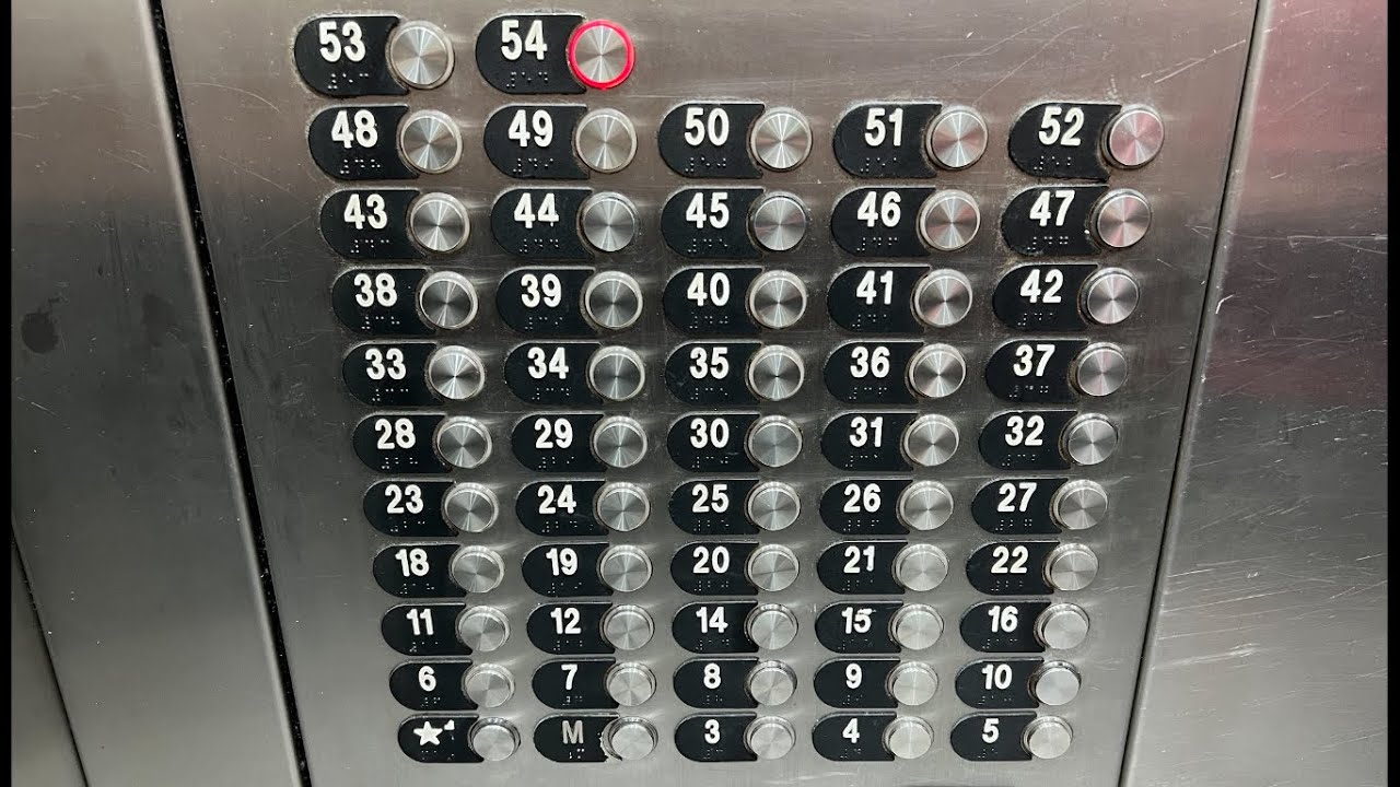 Empire State Building Elevator Button Panel