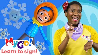 learn sign language with blippi wonders snowflake mygo asl for kids