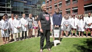 Harvard University President Drew Faust Takes ALS Ice Bucket Challenge