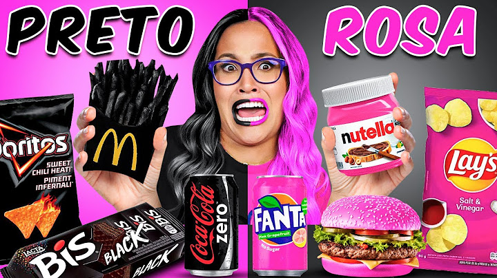 A MELHOR COMIDA DA SUA COR EM ORDEM ALFABÉTICA GANHA!