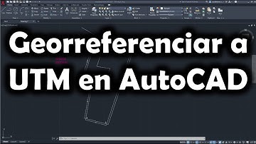 [AutoCAD] Georreferenciar a UTM con un sólo punto de control