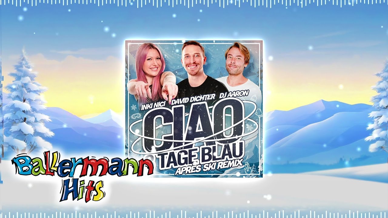 David Dichter, Inki Nici & DJ Aaron - Ciao 3 Tage Blau (Remix) (Offizieller Visualizer) bekijken op YouTube
