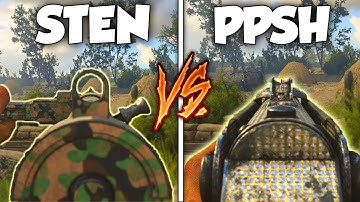 THE NEW STEN VS PPSH! WHICH OVERPOWERED SMG is BETTER in COD WW2! (COD WW2 DLC WEAPONS)
