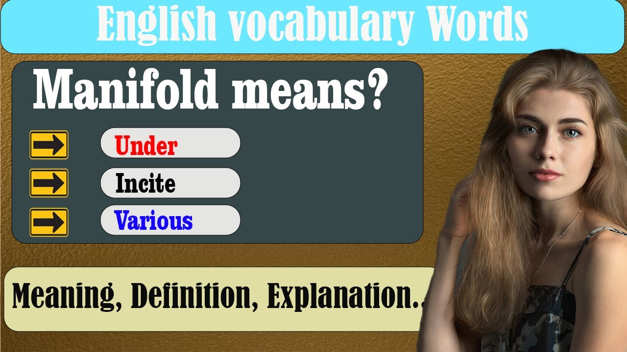 What does Manifold mean? What is Manifold ? Manifold meaning in