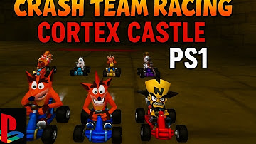 Crash Team Racing PS1 | Cortex Castle Gameplay (Classic Retro Kart Racing)