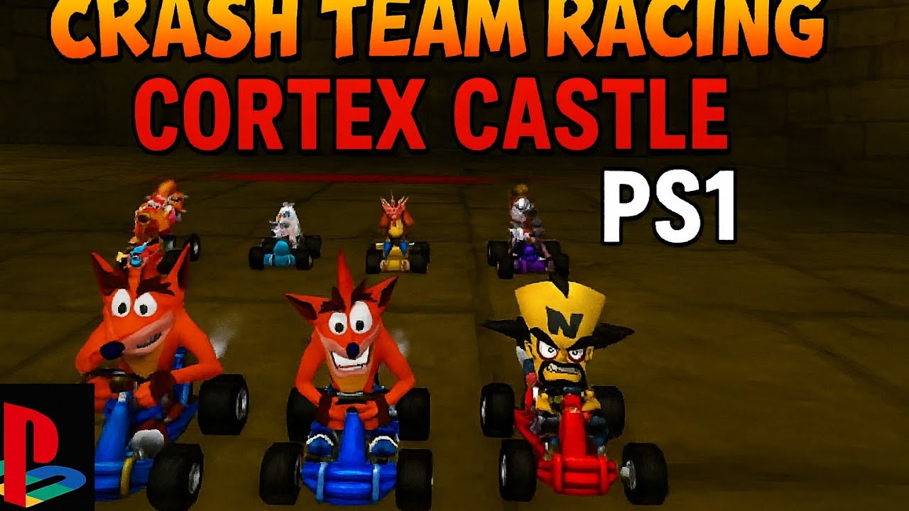 Crash Team Racing PS1 | Cortex Castle Gameplay (Classic Retro Kart ...