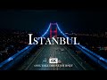 ISTANBUL In 4K Bosphorus Bridge Night Drive With Relaxing Piano Kanun And Ney Drone Music 