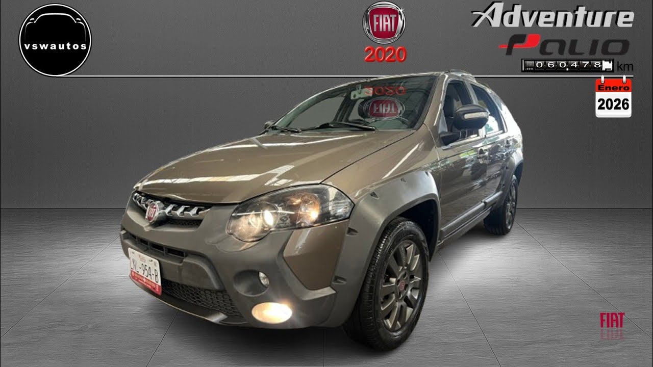 2020 Fiat Palio ADVENTURE PIEL AUT, Ene 2026, VSW AUTOS