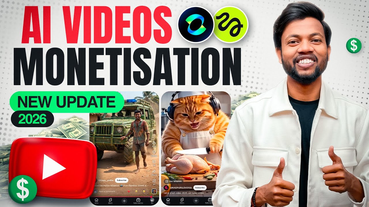 AI Videos Monetisation New Update 2026 | AI Video Monetise Hoga Ya Nahi ? Manoj Dey