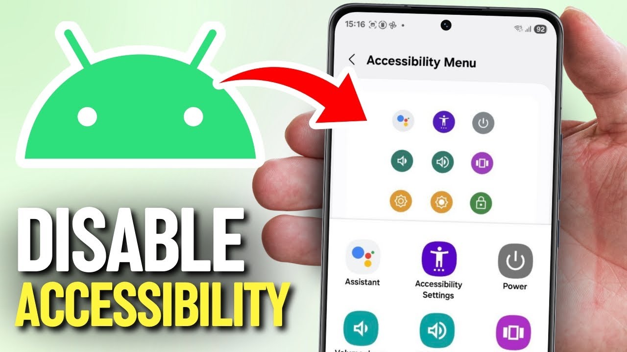 Easy Steps to Disable Accessibility Features on Android Phones - YouTube