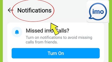 IMO Notification Setting | Messages & Calls