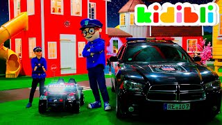 Play Policemen And Ride On Police Cars With Kidibli Kids Pretend To Play Animaj Kids