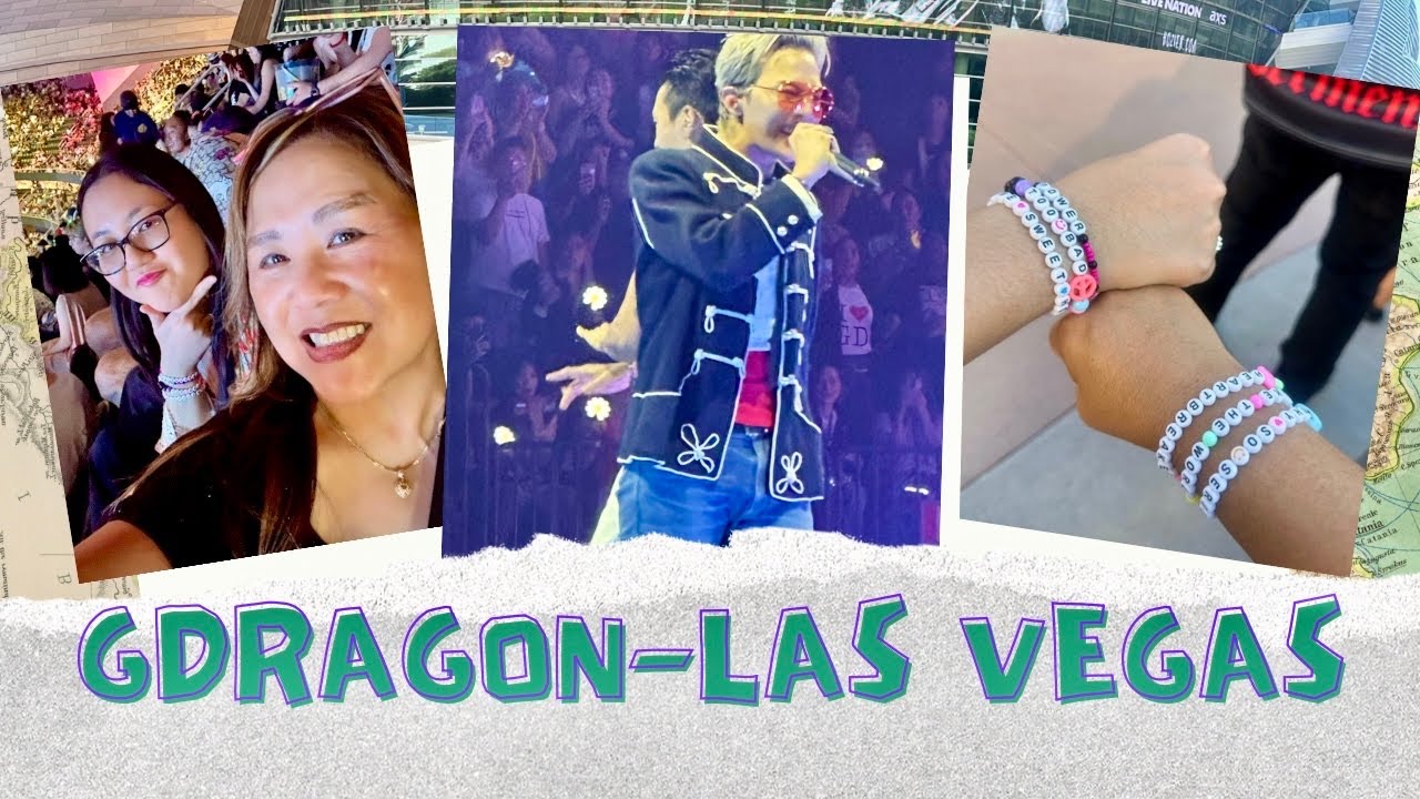 GDragon Ubermensch Tour at T-Mobile Arena in Las Vegas Vlog
