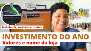 NOTEBOOK, WEBCAM E MOUSE NA PROMOÇÃO | VALORES DETALHADOS E NOME DA LOJA