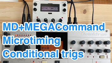Machinedrum + MegaCommand // Conditional trigs + microtiming